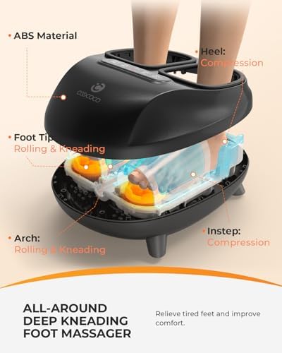 CooCoCo Foot Massager with Heat, Remote & Ergonomic Footrest - Image 2