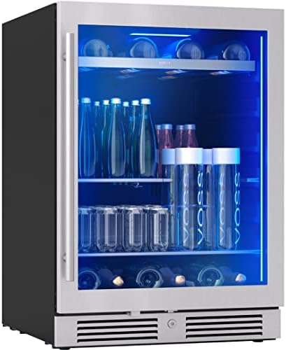 Zephyr Presrv 24 Inch Wine Fridge and Beverage Refrigerator Under Counter by Zephyr