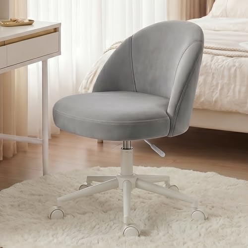 EnHomee Vanity Chair with 13" Back Lumbar Support & 20" Wide Seat by EnHomee