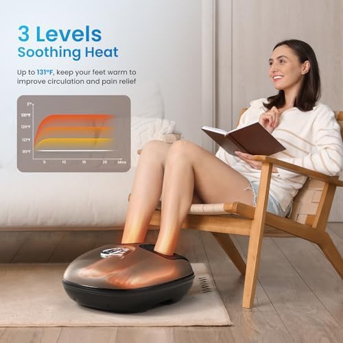 RENPHO Foot Massager with Heat, Birthday Gifts for Women, FSA Eligible HSA - Image 4