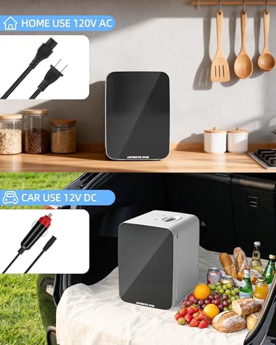 Antarctic Star 10L Compact Mini Fridge, 2.6 Gal Portable Small Refrigerator - Image 6