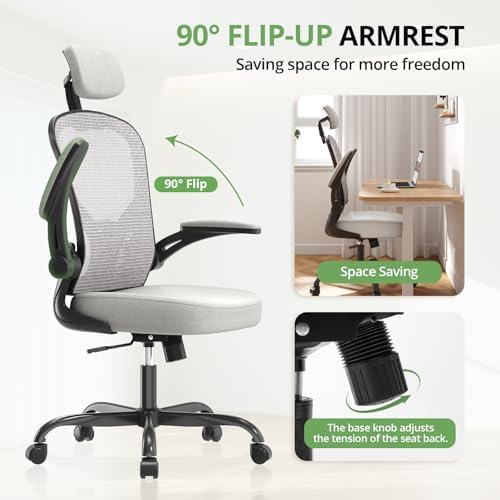 Synorla Office Chair|330LBS Capacity Ergonomic Desk Chair - Image 4