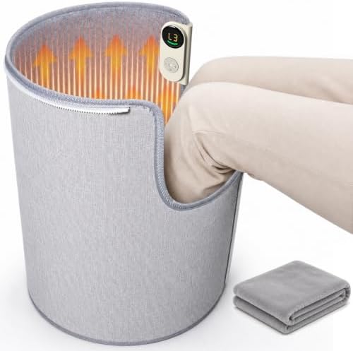 Under Desk Heater, Portable Foot & Leg Warmer with Blanket by Unknown