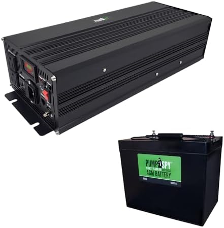 Primary Sump Pump Backup Bundle - 2000W / 75 Ah by PumpSpy