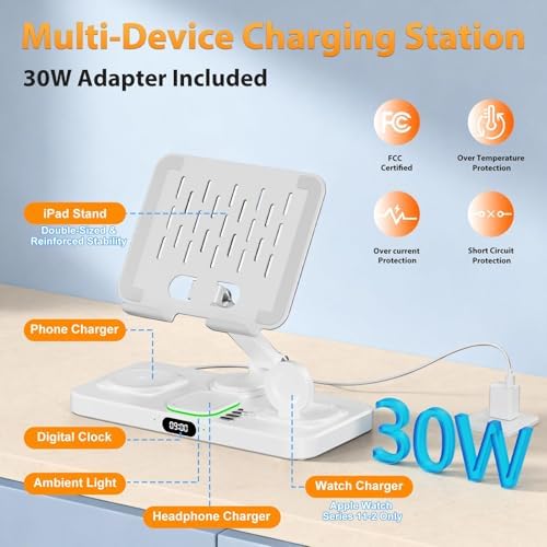 Wireless Charging Station for Apple Devices, Only for Apple Watch Charging - Image 3