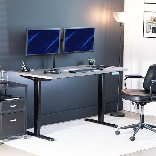 VIVO Dark Gray 55 x 28 in Standing Desk, DESK-KIT-2B55G - Image 2