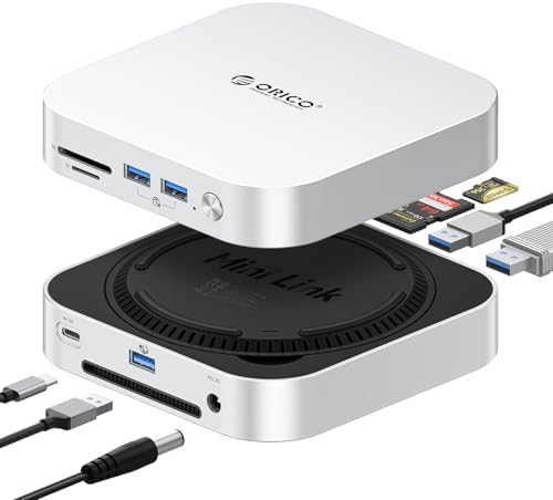 ORICO MiniLink 40Gbps 7-in-1 Mac mini M6, M5 Pro, M4/M4 Pro Dock Stand by ORICO