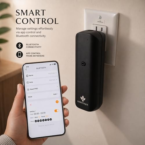 Plug-in Waterless Diffuser - Cold Air Scent Machine, Black - Image 6