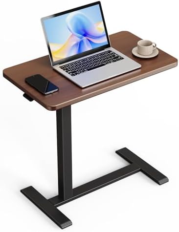 ROMOON Overbed Table with Wheels, Height Adjustable Rolling Laptop Cart by ROMOON