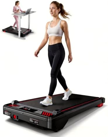 Walking Pad Treadmill, BestGod Incline Under Desk Treadmill 330lbs Capacity, 2.5HP Portable Treadmills for Home, Compact Treadmills Mini Running Machine with Remote Control by BestGod
