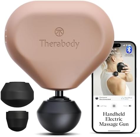 TheraGun Therabody Mini 3rd Gen Massage Gun | Travel Essential, Desert Rose by Therabody