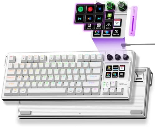 VSD K1 Pro 87‑Key Macro Mechanical Keyboard with Integrated Streaming Deck by Unknown
