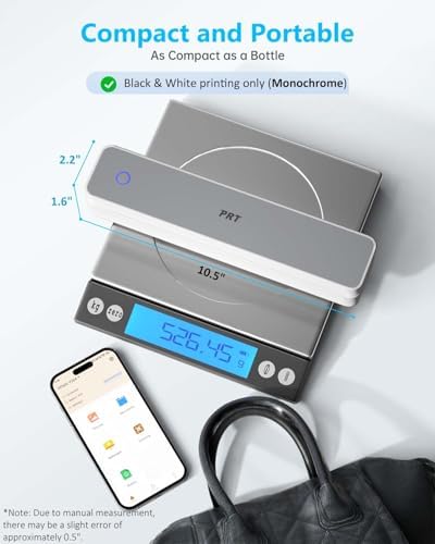 PRT Inkless Portable Printer for Travel, Wireless Thermal Printer, MT610 - Image 2
