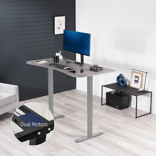VIVO Dark Gray 60 x 24 in Standing Desk, DESK-KIT-E2G1G - Image 2