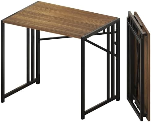 Lutown-Teen Folding Computer Desk 32 inch, Espresso by Lutown-TeenHome