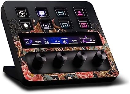 MightySkins Skin Compatible with Elgato Stream Deck + - Stitch Dragons | Protective, Durable, and Unique Vinyl Decal wrap Cover | Easy to Apply, Remove, and Change Styles | Made in The USA by MIGHTY+SKINS
