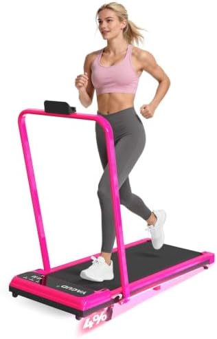 Walking Pad Treadmill for Home, Incline Walking Pad with Handle Bar by YagudFitness