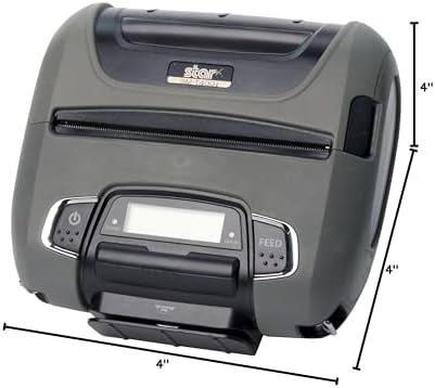 Star Micronics SM-T400i Ultra-Rugged Portable Bluetooth Receipt Printer with Tear Bar - Supports iOS, Android, Windows - Image 4