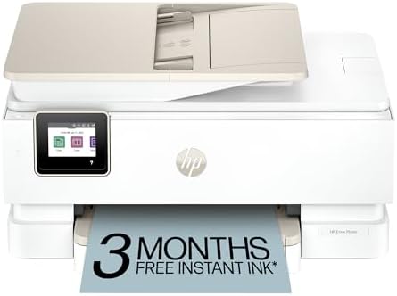 HP Envy Photo 7975 Wireless Color Inkjet Photo Printer, Print, scan, Copy, Easy Setup, Mobile Printing, Best-for-Home, 3 Month Instant Ink Trial Included, AI-Enabled (B63K3A) by Unknown