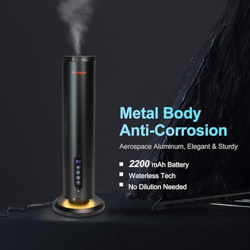 Air Diffuser Bluetooth Waterless Essential Oil Aromatherapy Diffuser with Timer, 1200 Sq Ft Coverage Fit for Home, Office, Bedroom & Spa - Image 2