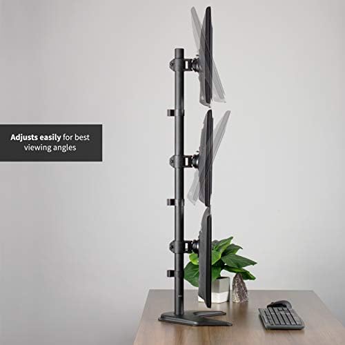 VIVO Triple Monitor Desk Stand for 13 to 27 inch Screens, STAND-V003D - Image 5