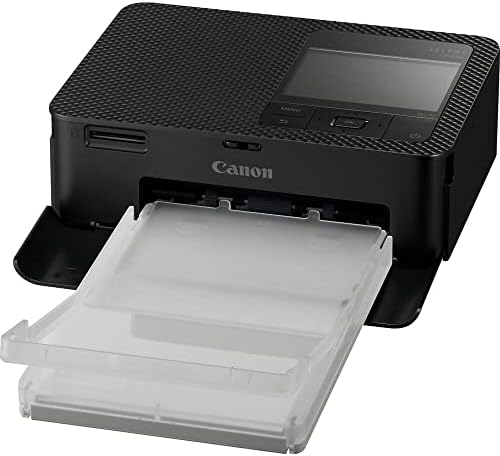 Canon SELPHY CP1500 Compact Photo Printer Accessory Wallet (Black) Bundle - Image 2