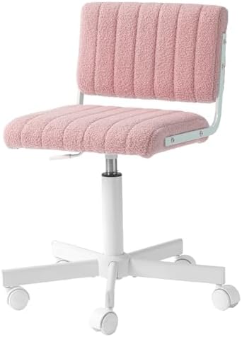Office Chair Vanity Chair with Wheels | Comfy Desk Chair with Back by Manyday