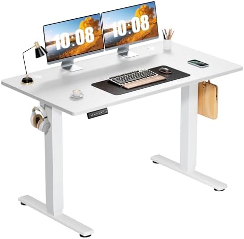 DUMOS 41 Inch Electric Standing Desk, Memory Adjustable Home Office Desk by DumosLifestyle