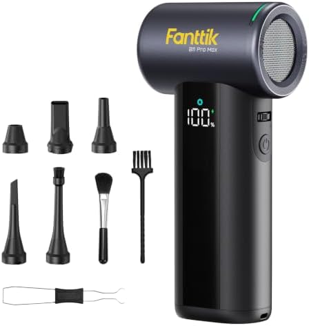 Fanttik B11 Pro Max Electric Air Duster with Powerbank Function (Black) by FANTTIK%C2%AE