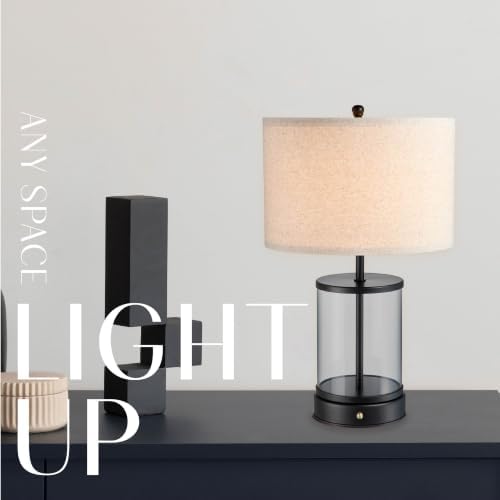 O’Bright Luma - Battery Powered Table Lamp (Black, 19.5-inch) - Image 6