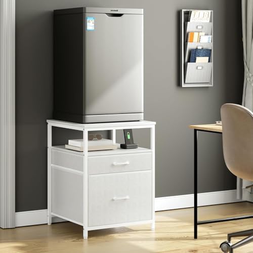 Herture Mini Fridge Stand with 3 Storage, Small Refrigerator Stand for Dorm - Image 6