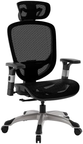 Staples Hyken Ergonomic Mesh Task Chair, Lumbar Support, Swivel, Black by Staples