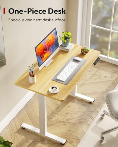SANODESK One-Piece Electric Height Adjustable Standing Desk 40''x 24'' - Image 6