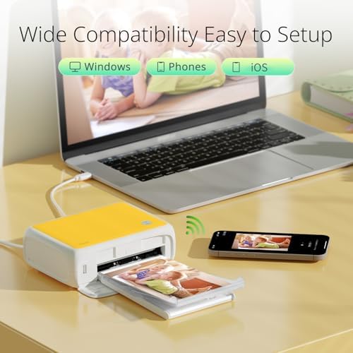 YOTON Photo Printer, Picture Printer with 54 Sheets (4"x6") & 1 Ink Ribbon - Image 4
