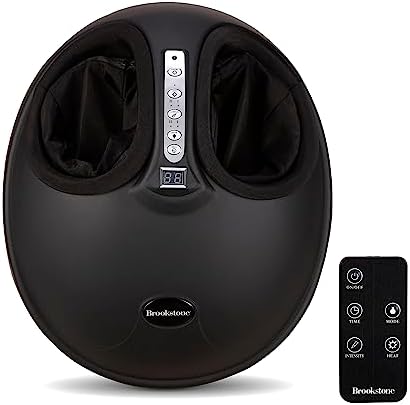Brookstone - Shiatsu Foot Massager with Heat, Compression and Deep Kneading by Brookstone