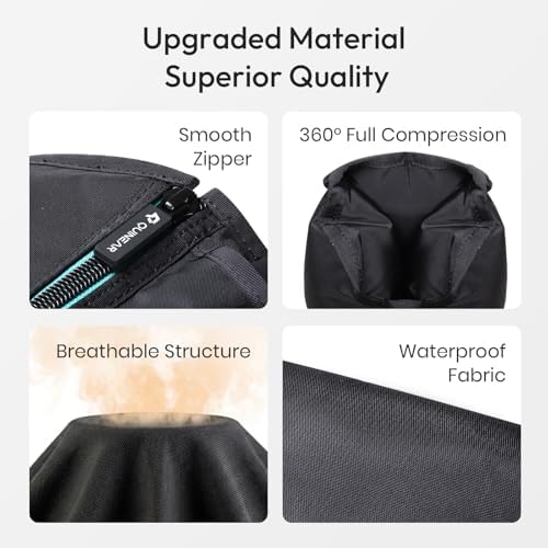 QUINEAR Leg Massager for Circulation and Pain Relief, Heating Leg Compression Massager with 3 Modes, Foot and Calf Massager with 3 Intensities 3 Heats - Gift for Mom and Dad - Image 6