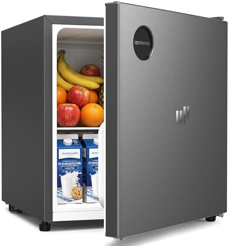 Upstreman 1.5 Cu.Ft All-Refrigerator Mini Fridge, Gray-CR16 by StartUpLiveBetter