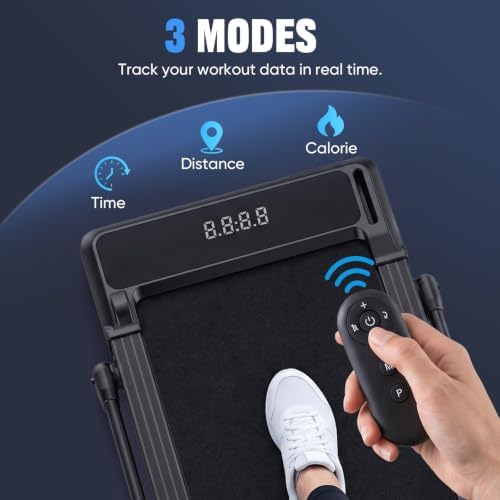 NEWBULIG Foldable Walking Pad with Handle Bar,Treadmills for Home Office - Image 5