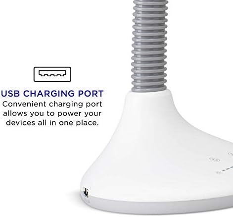 Verilux SmartLight Full Spectrum LED Desk Lamp with Adjustable Brightness - Image 5