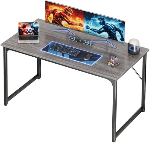 PRAISUN 47 X 24 Inch Computer Desk with Deeper Desktop by PRAISUN