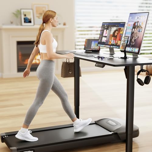 Furmax 63 Inches Electric Standing Desk, Home Office Desk with Phone Holder - Image 2