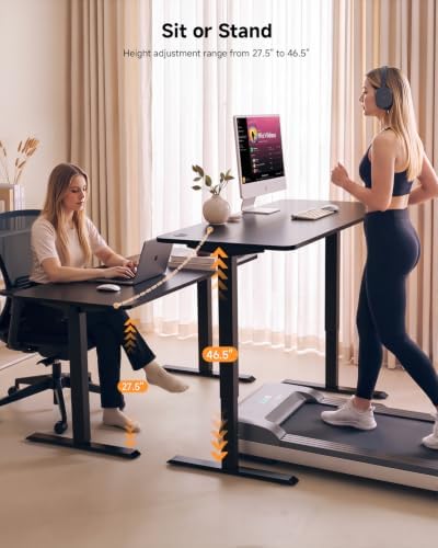 Standing Desk, 55 × 24 Inches Electric Height Adjustable, Home Office - Image 2