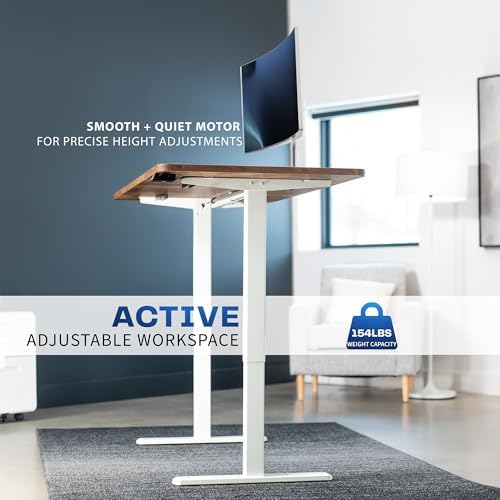 VIVO Rustic Vintage Brown 60 x 30 in Standing Desk, DESK-KIT-0W6N - Image 5