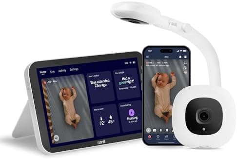 Nanit Smart Baby Video Monitor System with Floor Stand & 8" Display Screen by Unknown