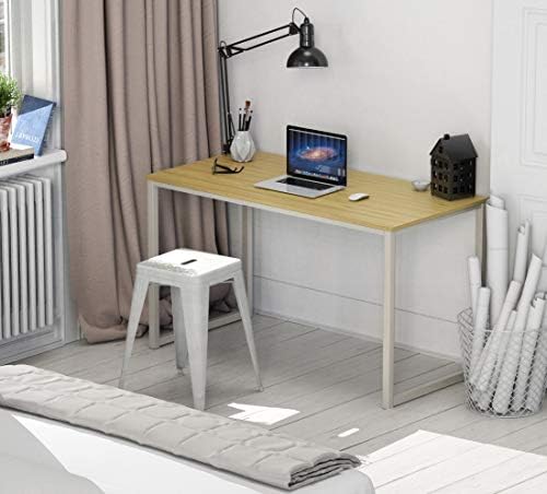 SHW Mission 48-Inch Home Office Computer Desk, Oak - Image 2