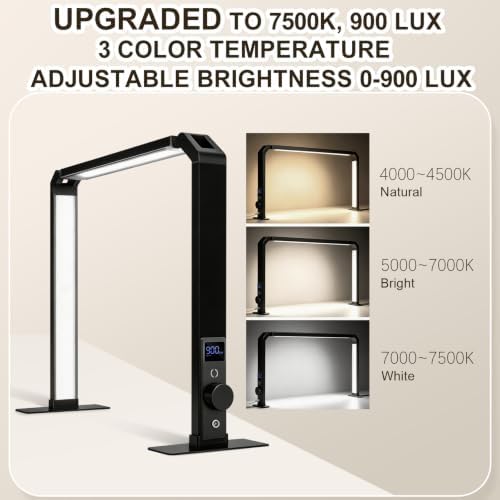 Half Moon Light for Nail Tech, 560 LEDs Professional Nail Desk Lamp - Image 3