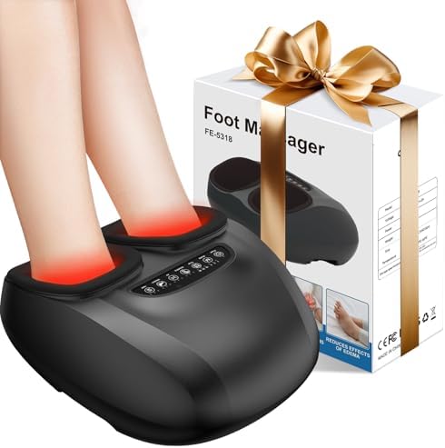 Shiatsu Foot Massager Machine with Heat and Deep Kneading by Ehightop