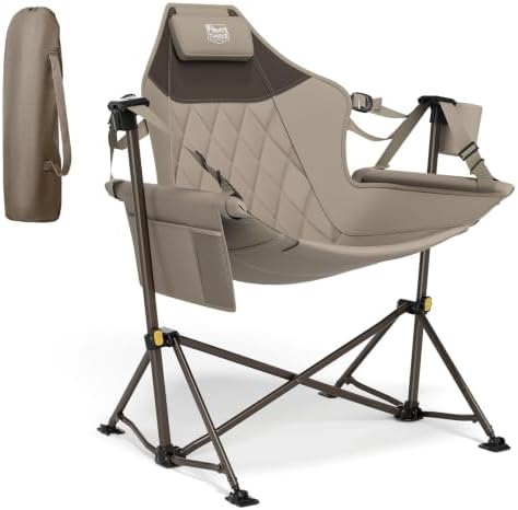 Timber Ridge Hammock Camping Chair, Portable Oversized Swinging Camp Chairs by TIMBERRIDGE
