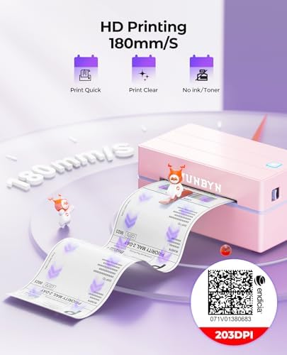 MUNBYN Bluetooth Thermal Label Printer, Wireless 4x6 Shipping Label Printer - Image 2