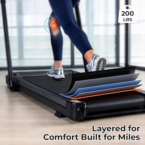 Walking Pad Treadmills for Home with Remote Control&LED Display - Image 4